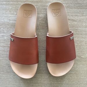 Brown Reef Slip on Sandals